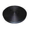 2" 10,000 Black Polyester Webbing 