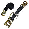 2" Ratchet Strap w/Flat Snap Hooks
