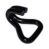 2" Black Extra Heavy Duty Wire Hook 