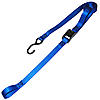 1 inch Cam Buckle Strap with Vinyl Coated S Hook & Loops Blue | Lodi Metals 