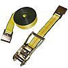 Yellow 2 inch Custom Ratchet Strap with USA Made Webbing | Lodi Metals