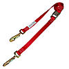 1" Cam Buckle Strap with Snap Hooks Red 