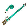 Green 1 inch Ratchet Strap with Wire Hooks | Ratchet Straps | Lodi Metals 