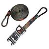 1" Stainless Steel Ratchet Strap with Stainless Carabiner