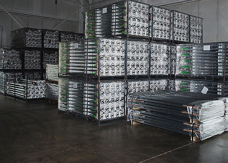 Cargo Bars in Warehouse