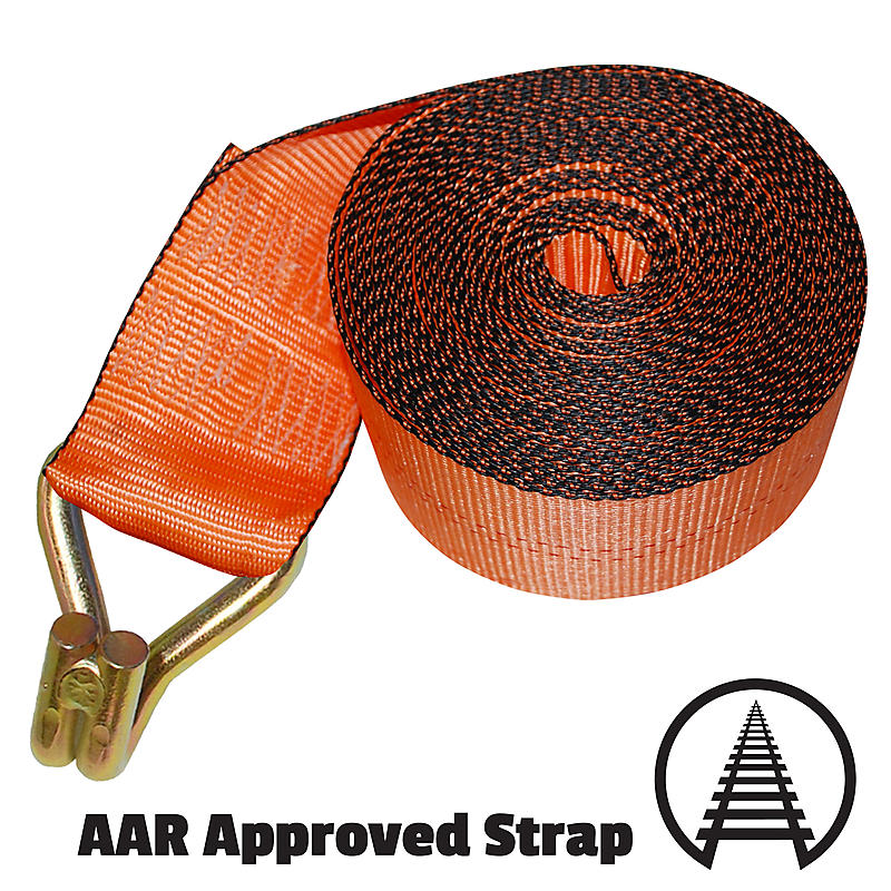 4" Winch Strap w/ Wire Hook Lodi Metals Inc