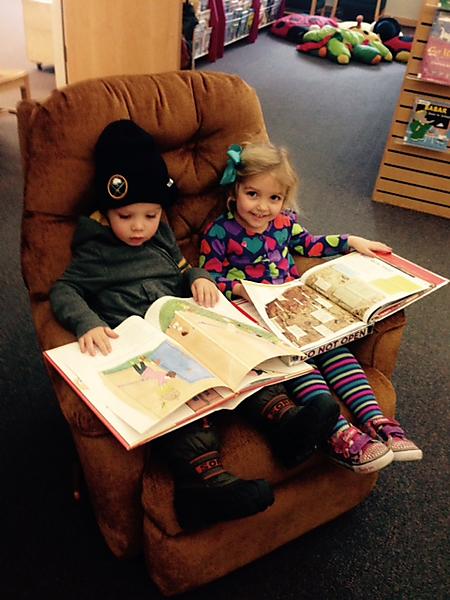 Meet new friends at the library and share your reading time