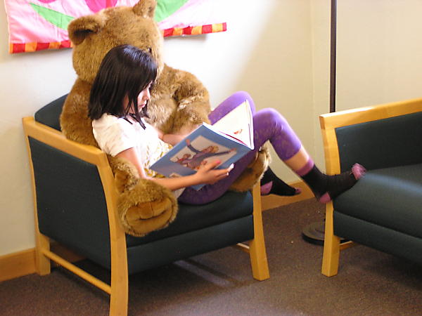 THERE IS ALWAYS A PLACE TO READ IN THE LIBRARY