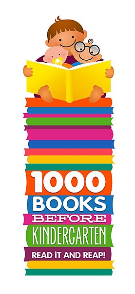 1000 books bookmark