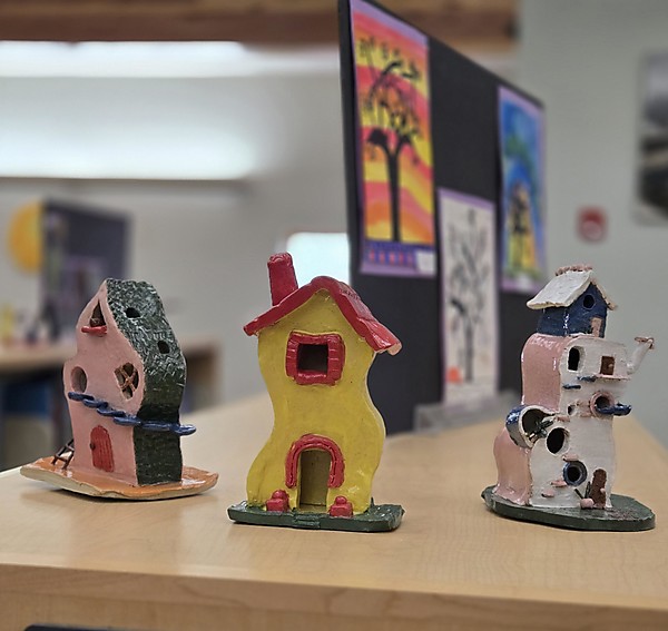 whimsical dwellings made from clay