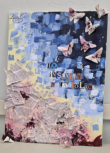 Mixed media butterflies