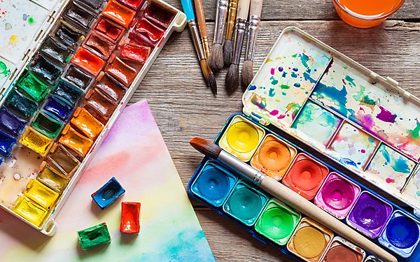watercolor supplies