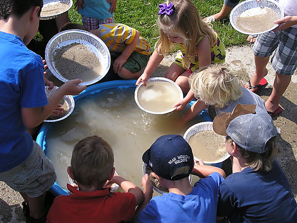 LOTS OF PANNING FOR GOLD